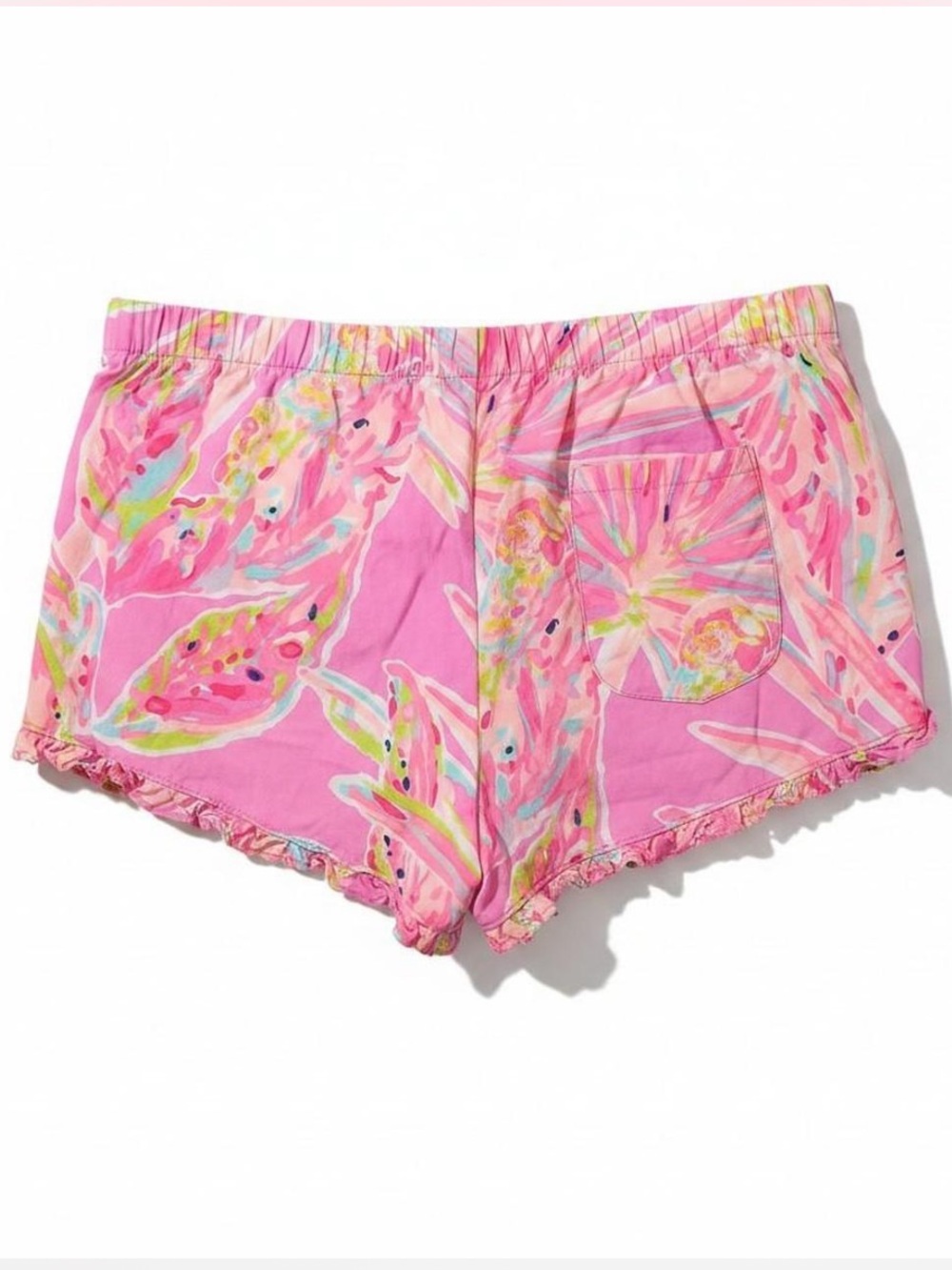 Lilly Pulitzer Kya Ruffle Hem Lounge Shorts